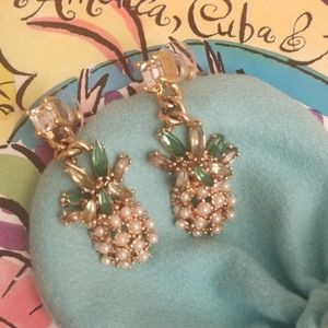 Preppy pineapple Post Earrings
